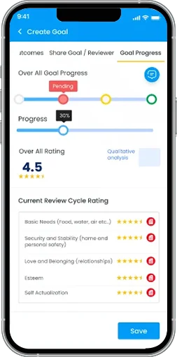 NDIS software goal setup page